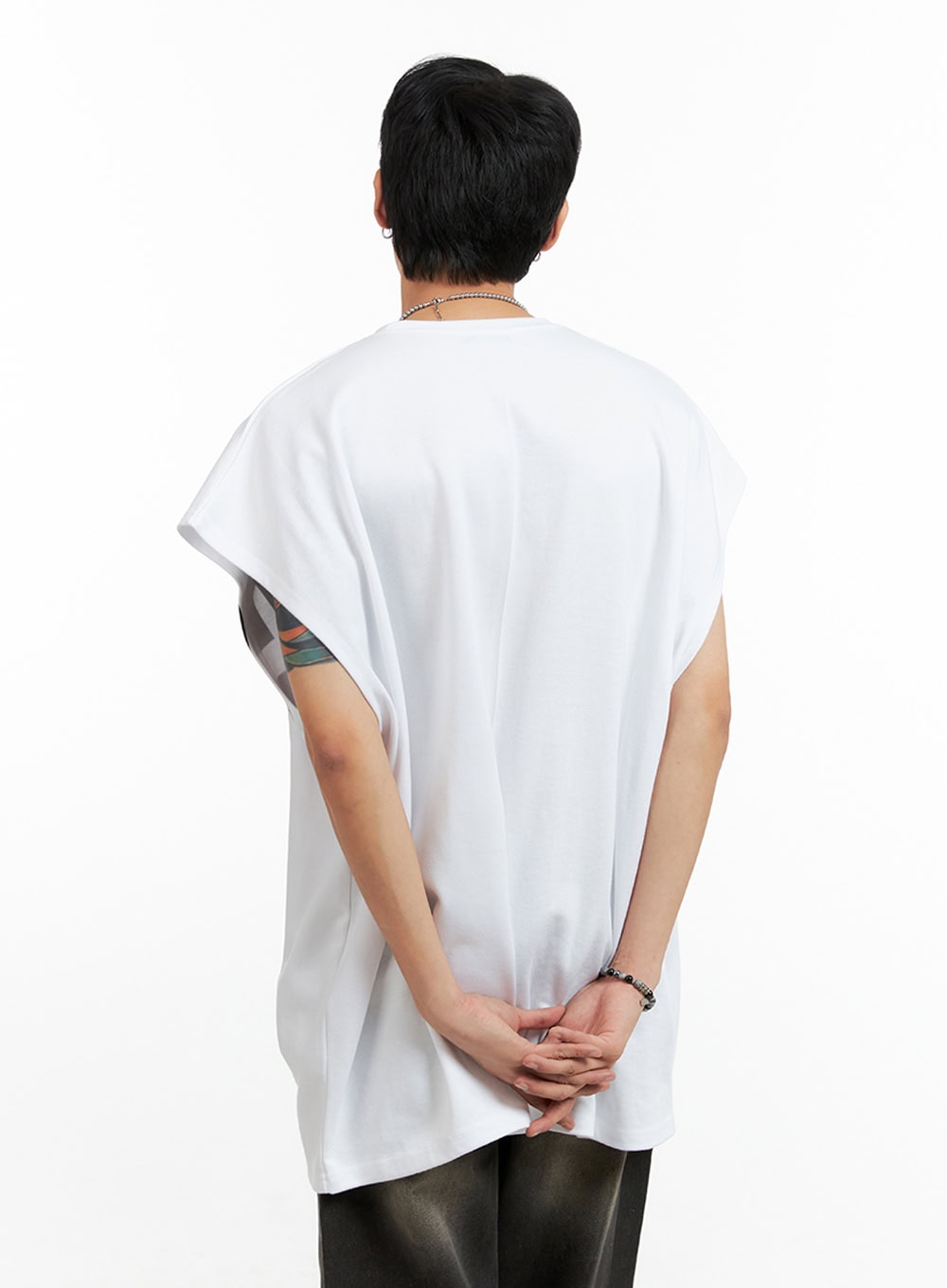 Men's Oversize Sleeveless T-Shirt IG402