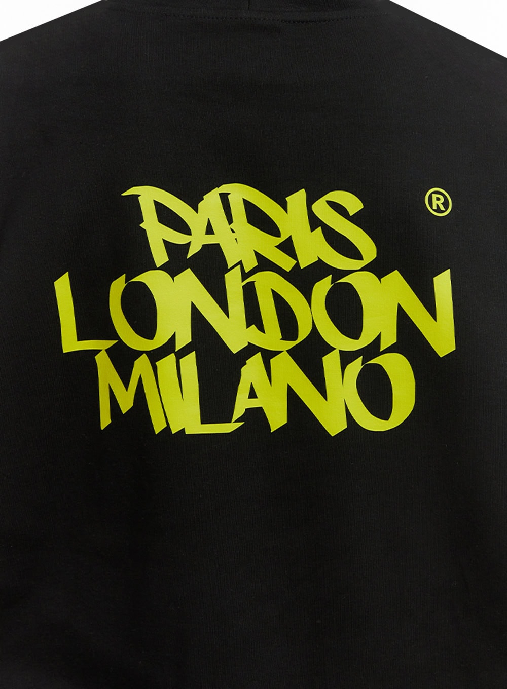 Men's Embroidered Oversized Hoodie (Black) IO417