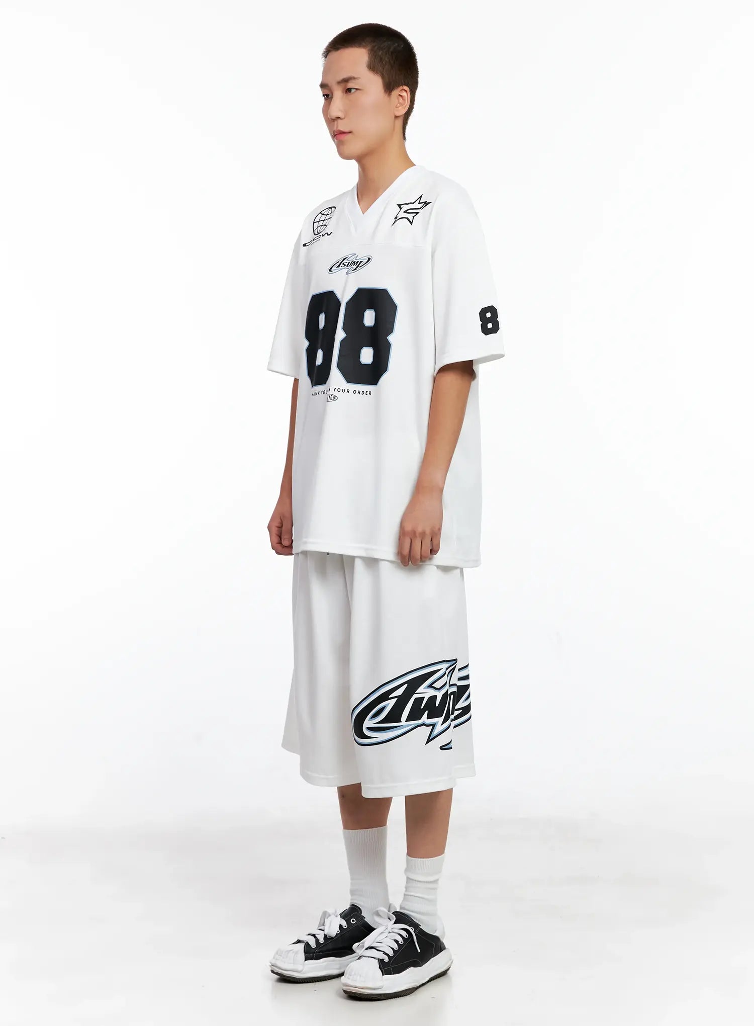 Men's Graphic Logo Athletic Shorts IG508