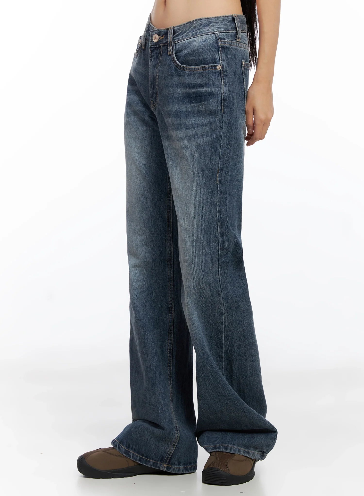 Myra Washed Bootcut Jeans CO516