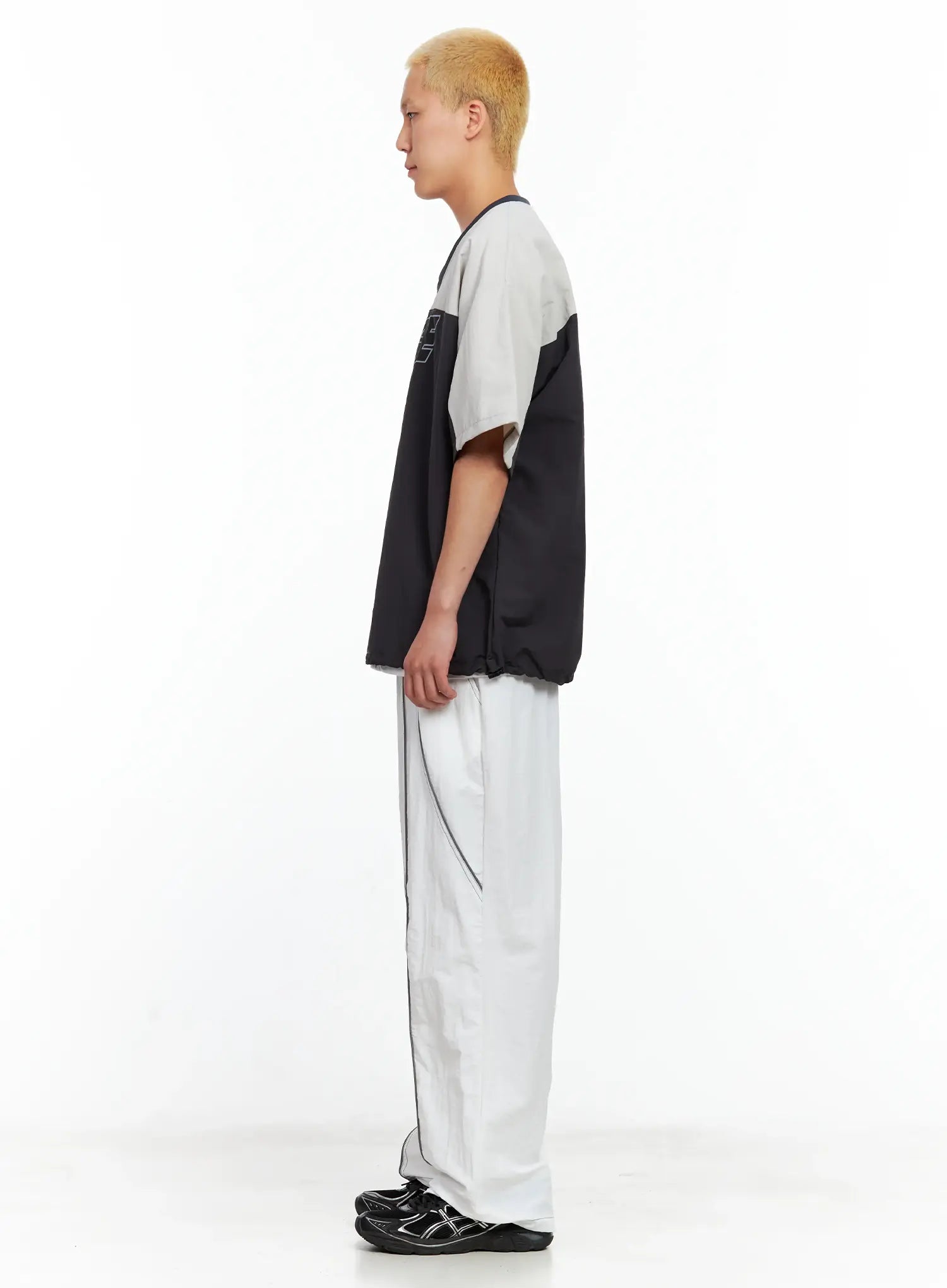 Men's Reflective Line String Nylon Pants IL511