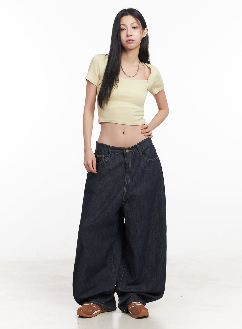 Slim-Fit Bolero Tee IY516