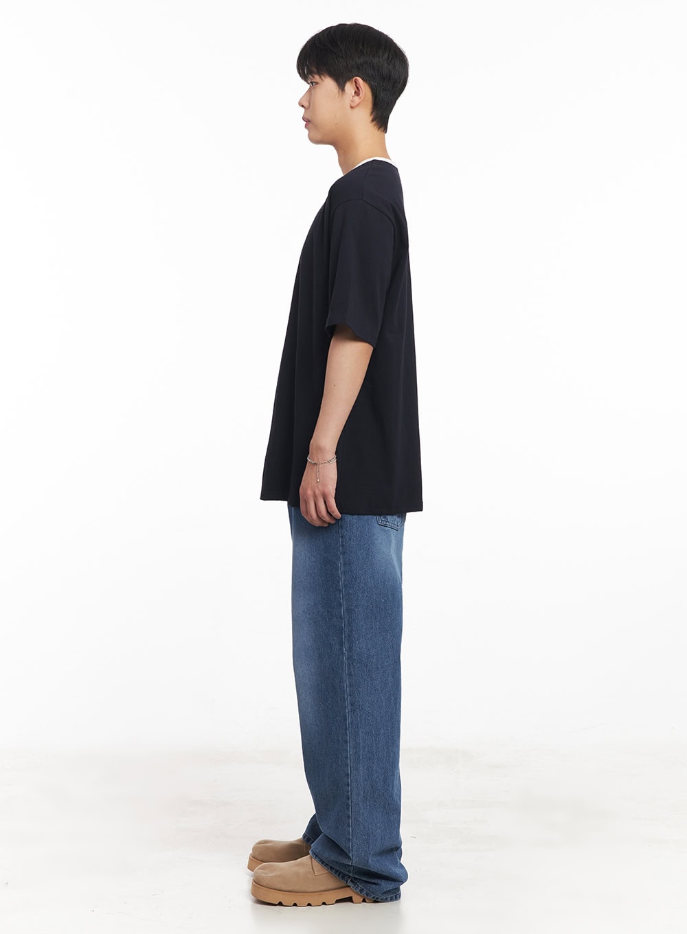 Men's Three-Tone Graphic T-Shirt IA529