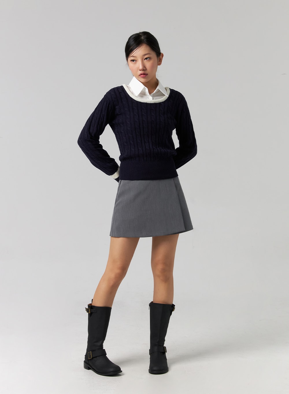 Classic Cable Knit Sweater CG329