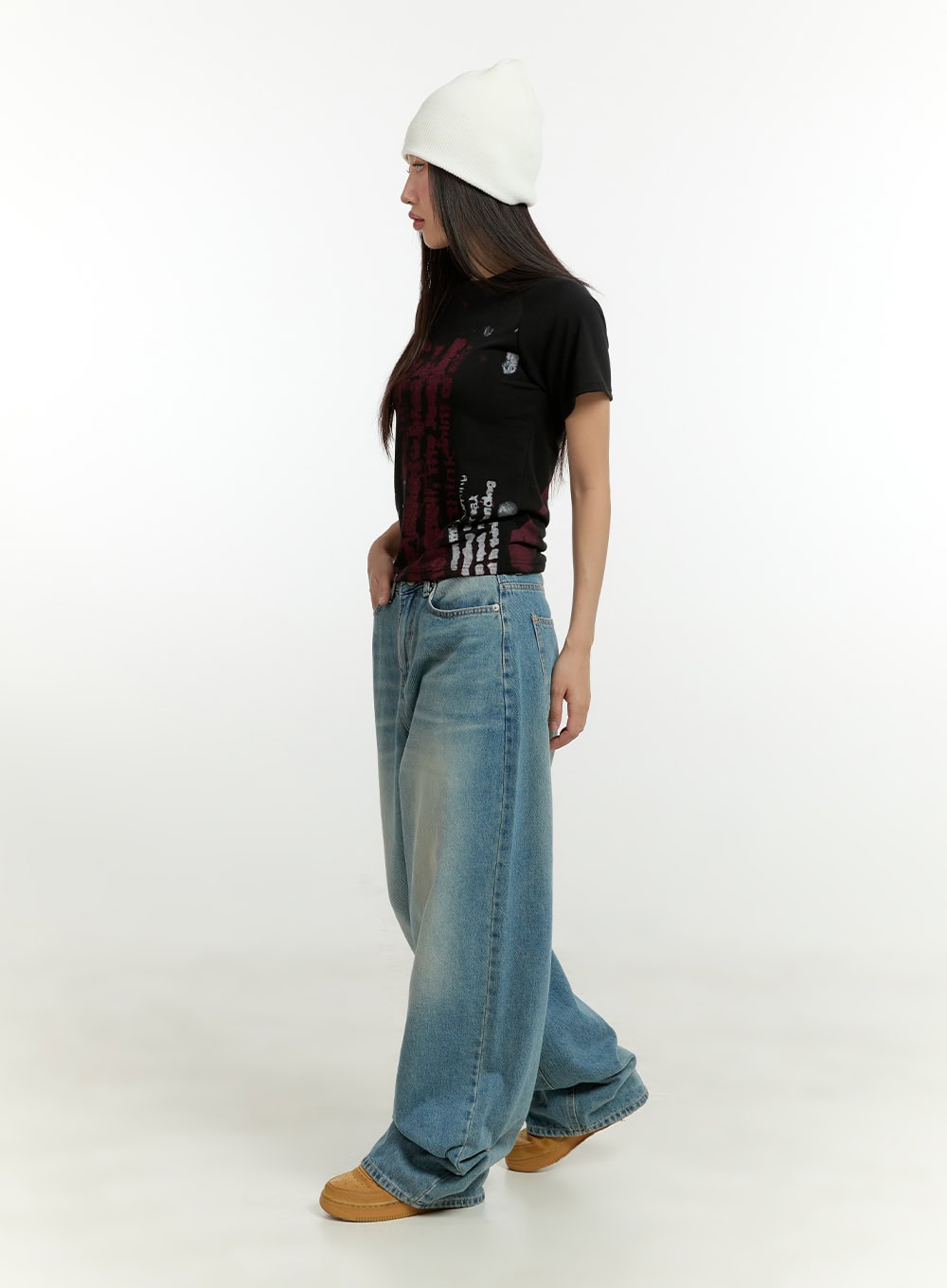 Loose Fit Baggy Jeans CU426