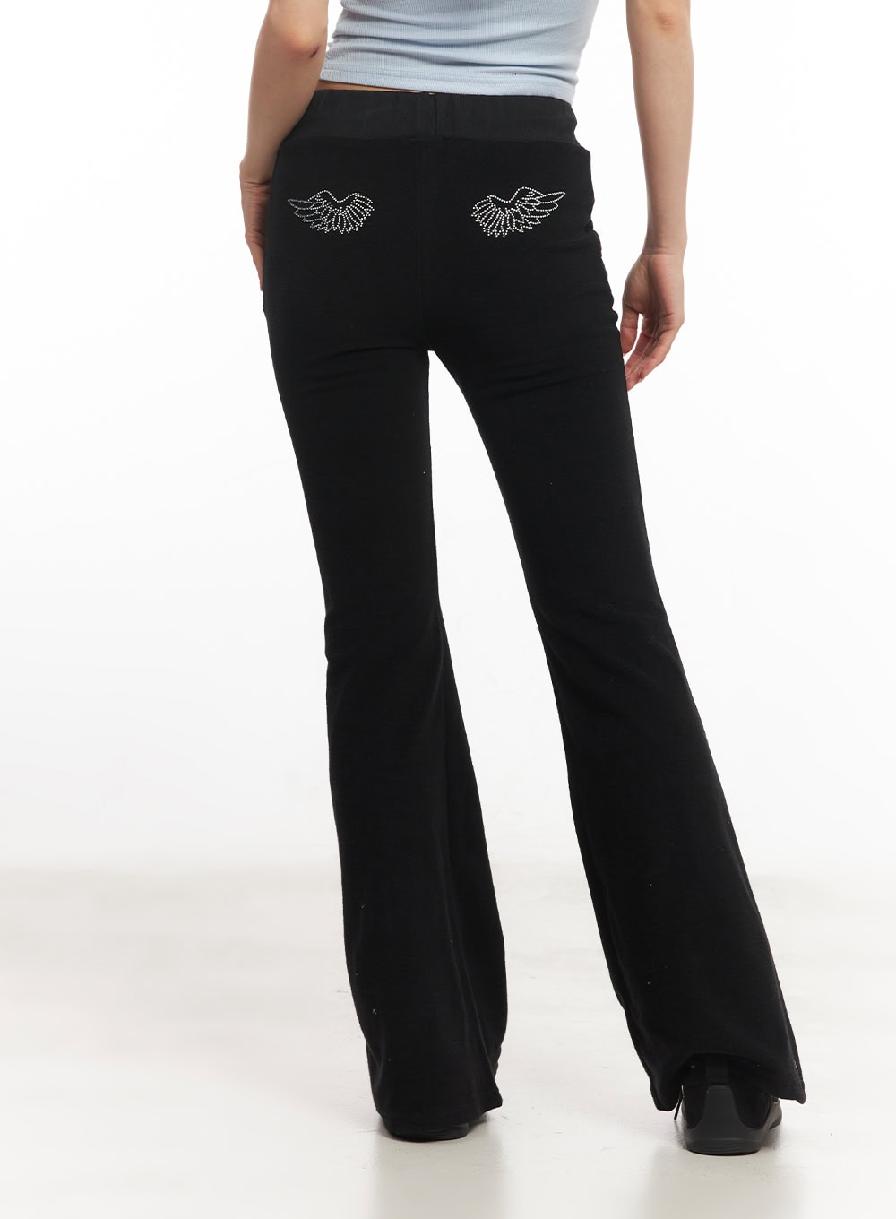 Hot Velvet Bootcut Sweatpants CA503