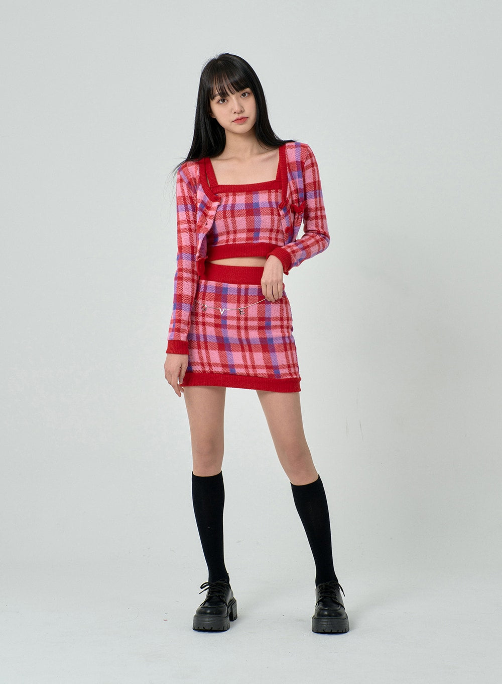 Love Silver Color Chain Belt BN22