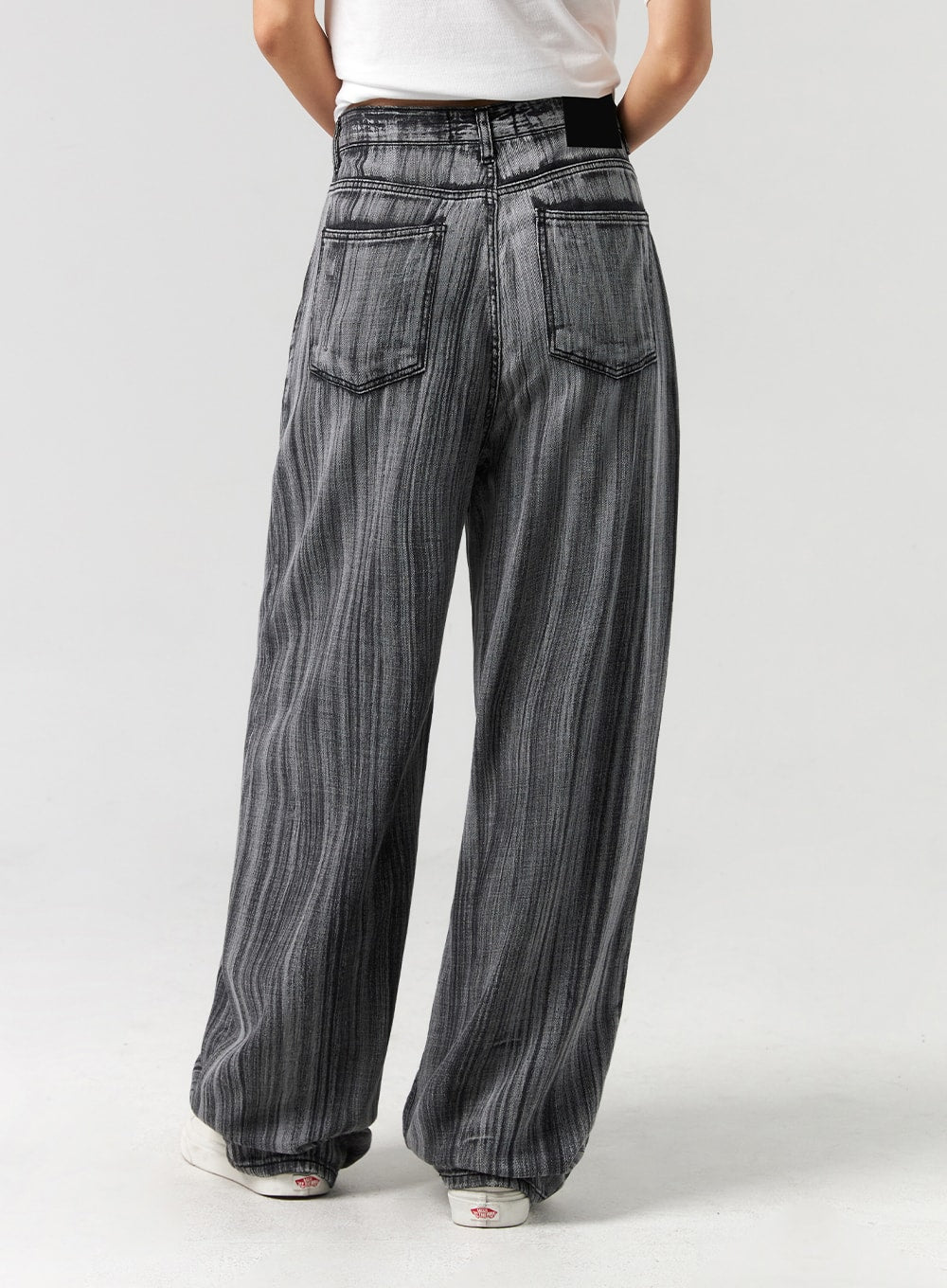 Stripe Baggy Jeans CL325