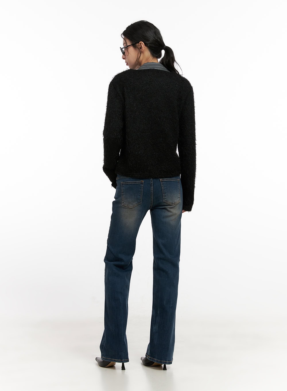 Slim-Fit Crop Cardigan CN416