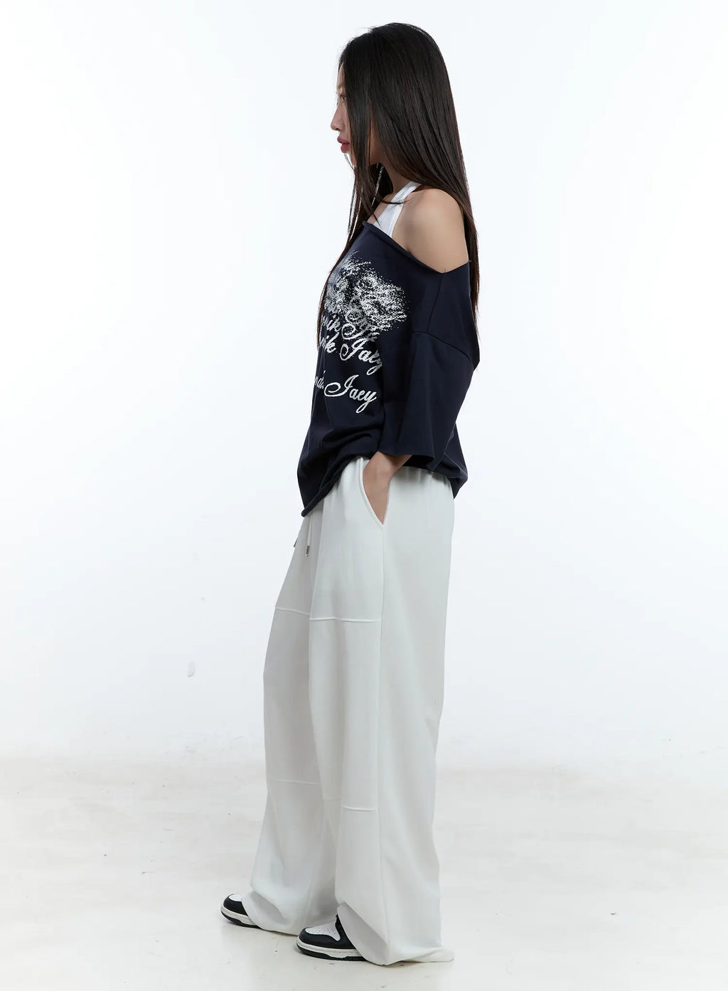 Baggy Wide-Leg Sweatpants CU526