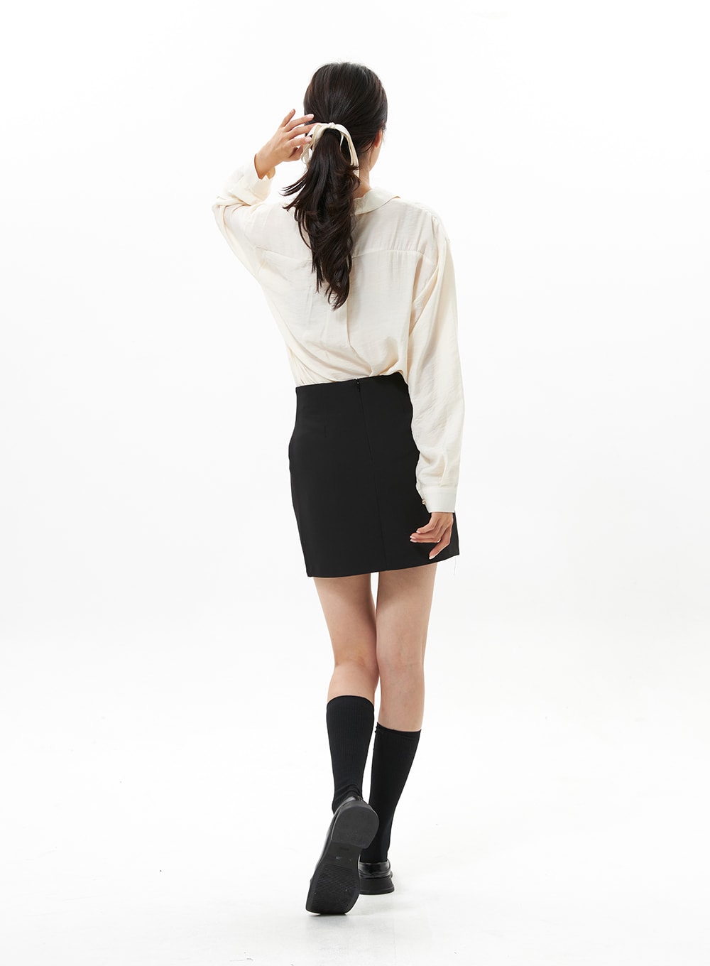 Shiny Long Sleeve Blouse OS313