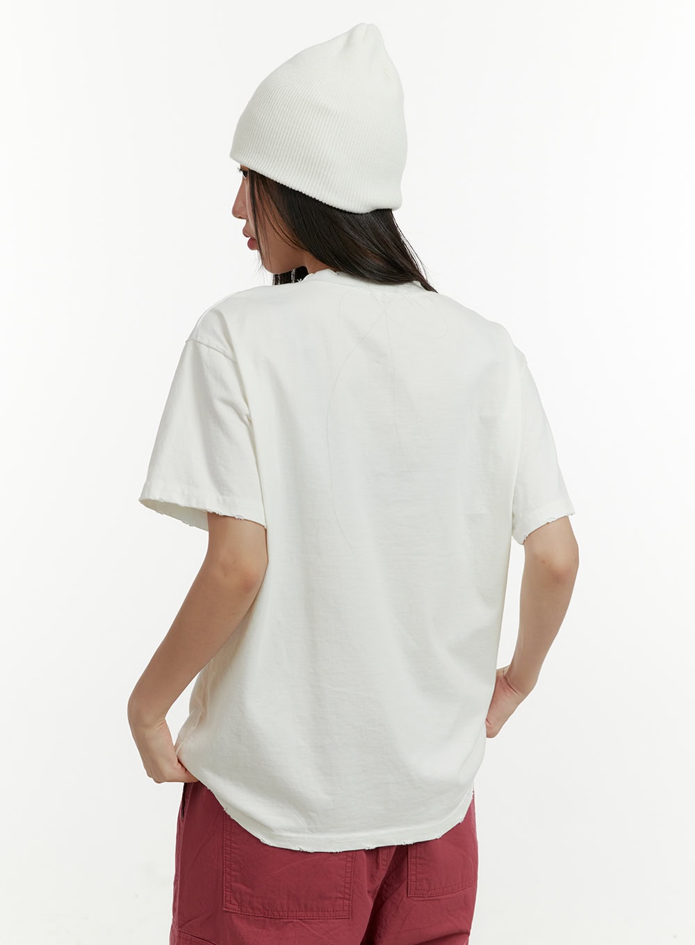 Oversized Patches T-Shirt CY408