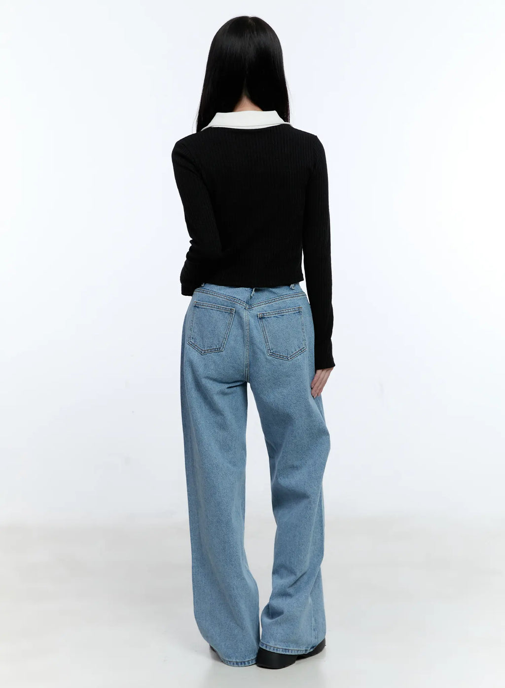 Marina Semi-Wide Denim Jeans CG514