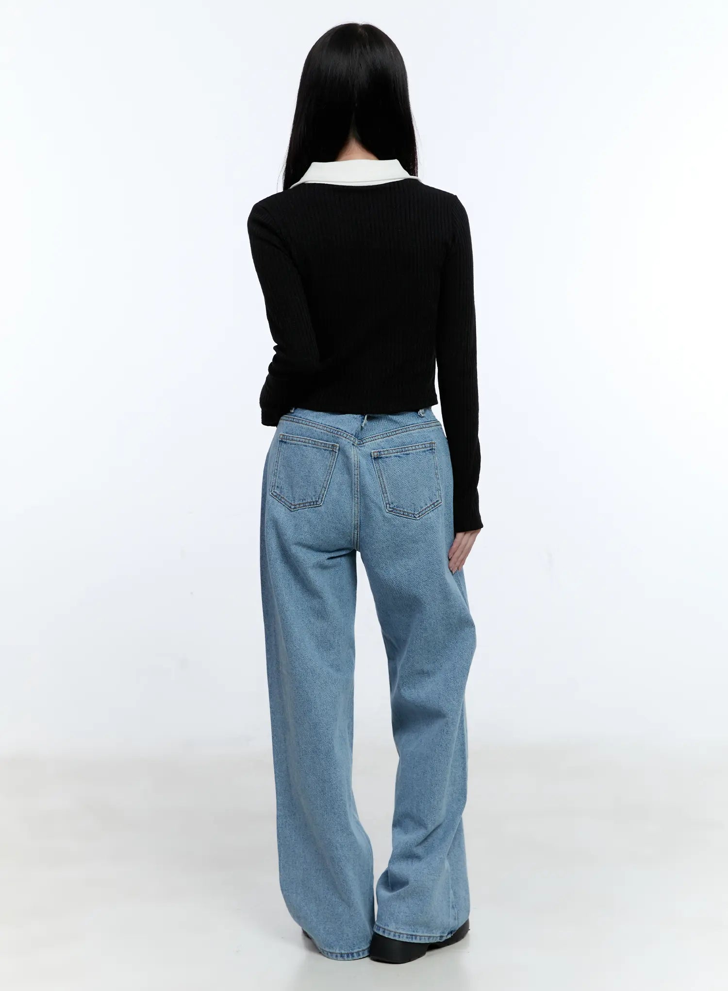 Marina Semi-Wide Denim Jeans CG514