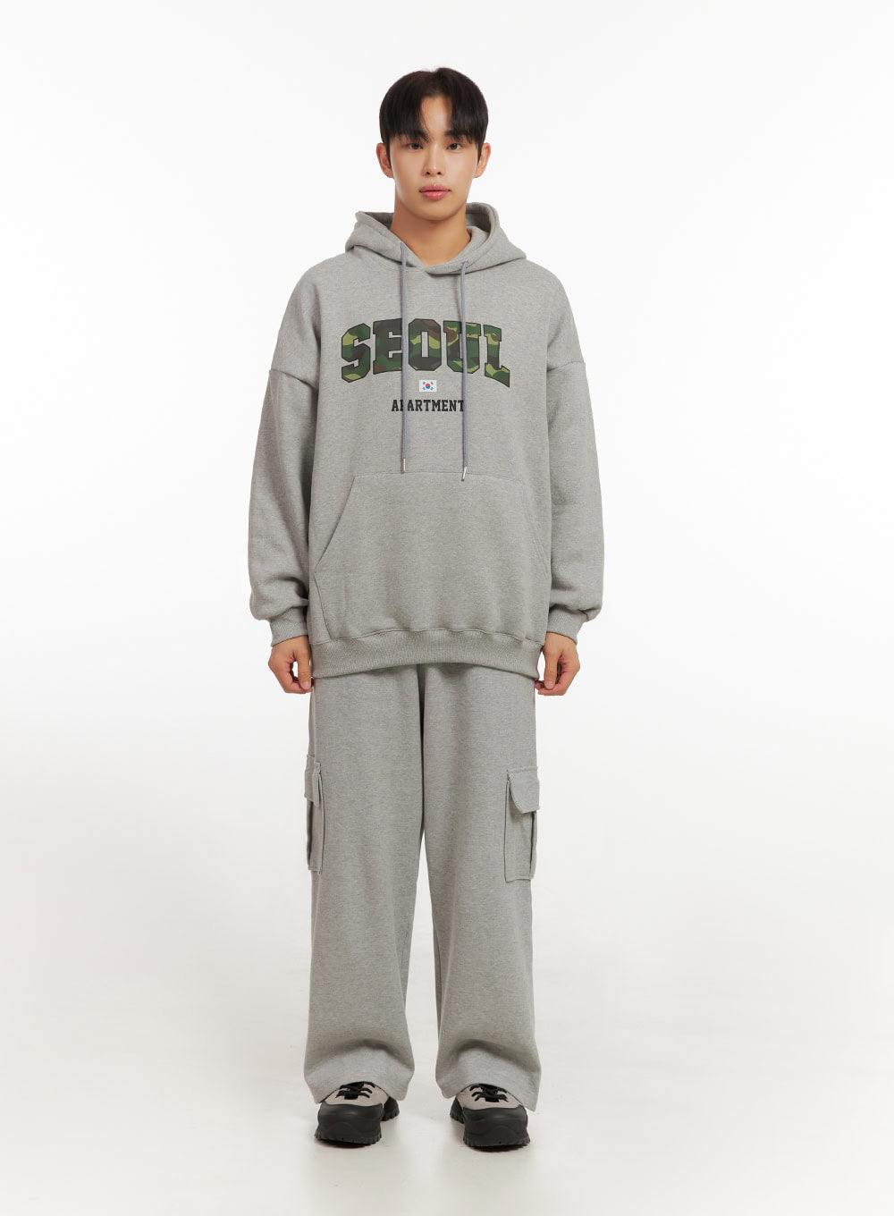 Men's Wide Fit Cotton Sweatpants ID413