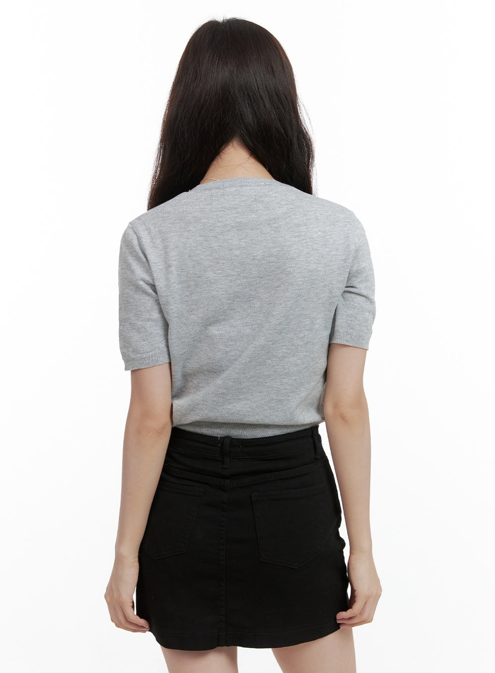 Round Neck Loose Fit Shirt OL417