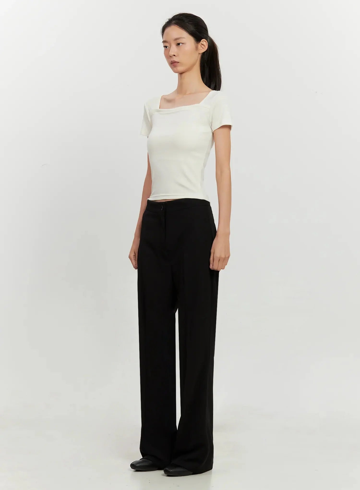 Classic Square-Neck Top IL528