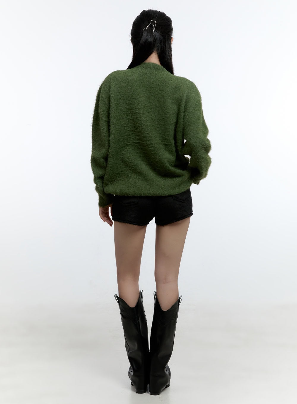 Wool-Blend Low-Rise Shorts CD424