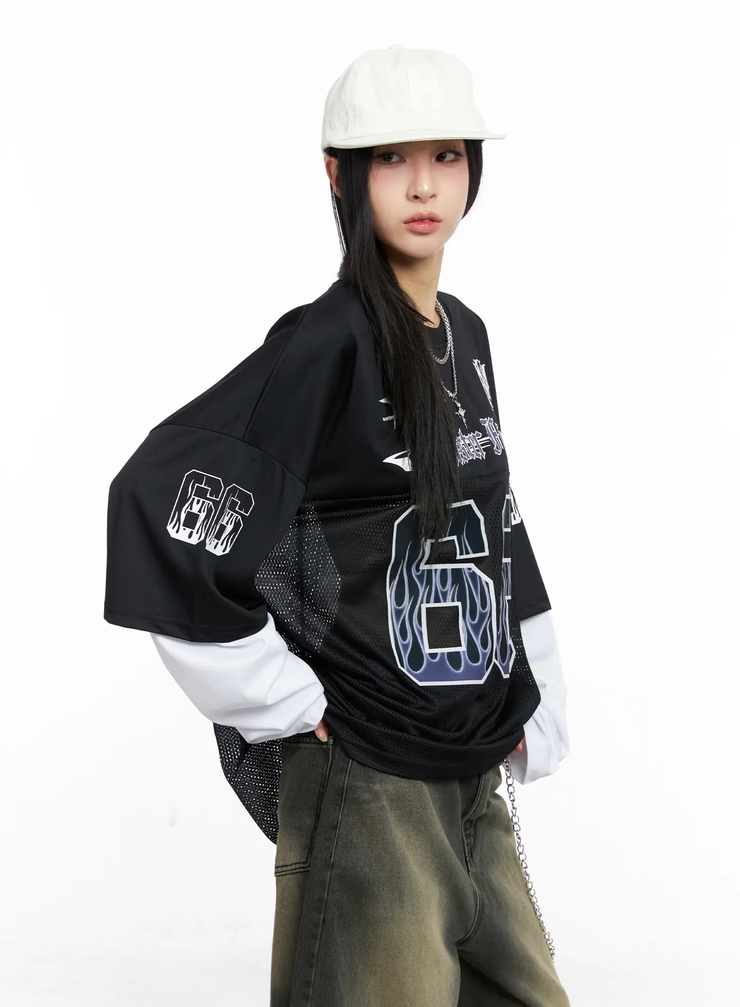 Oversized Graphic Long Sleeve CC1109