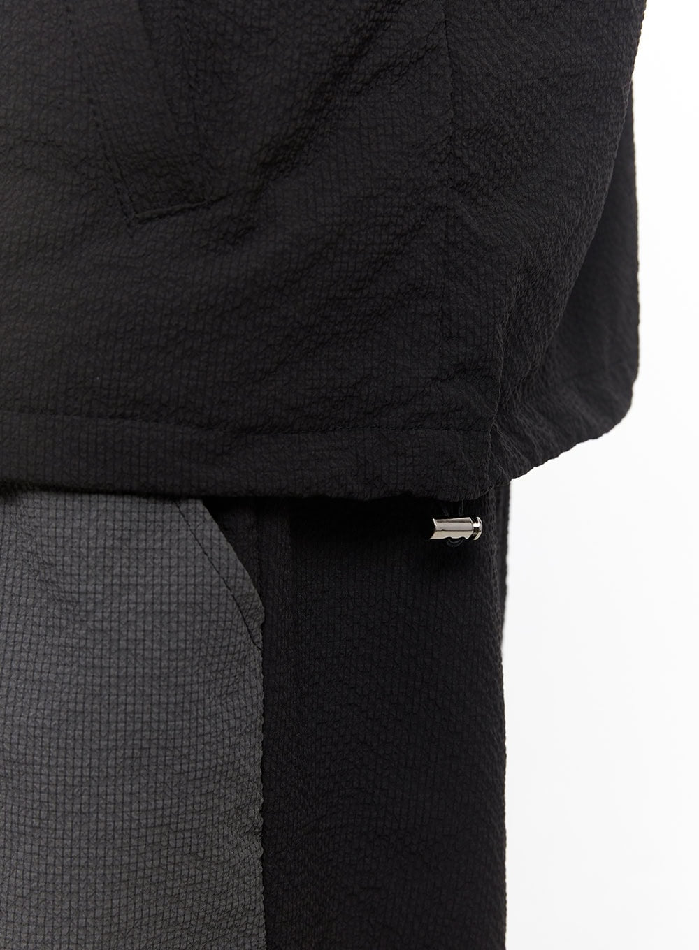 Men's Zip-Up Collared Half-Sleeve Shirt IY520