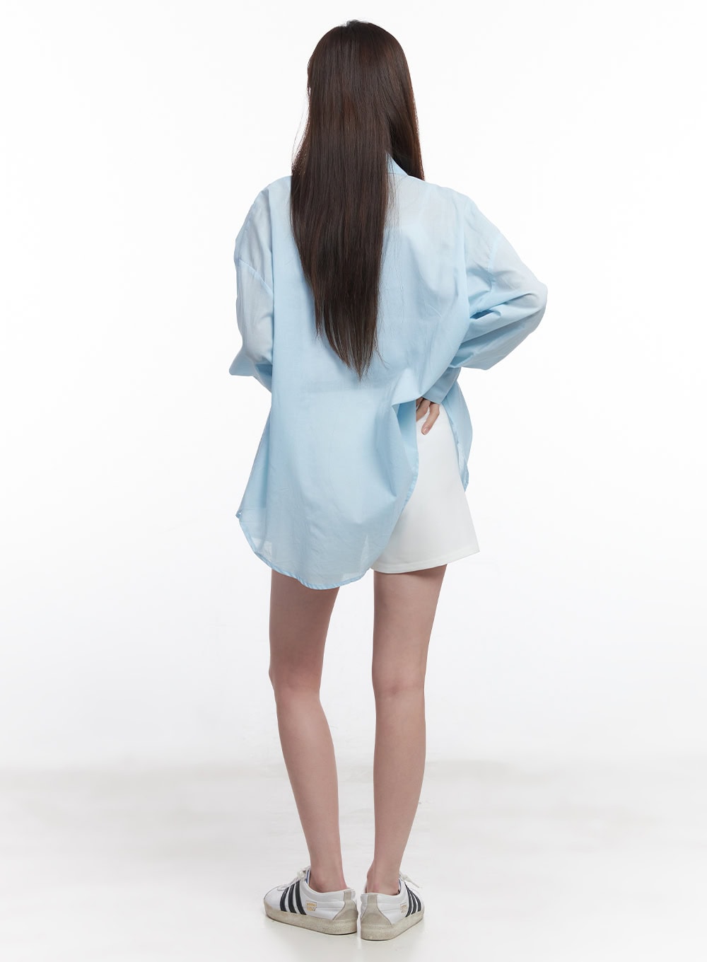 Sheer Cotton Collared Shirt CY515