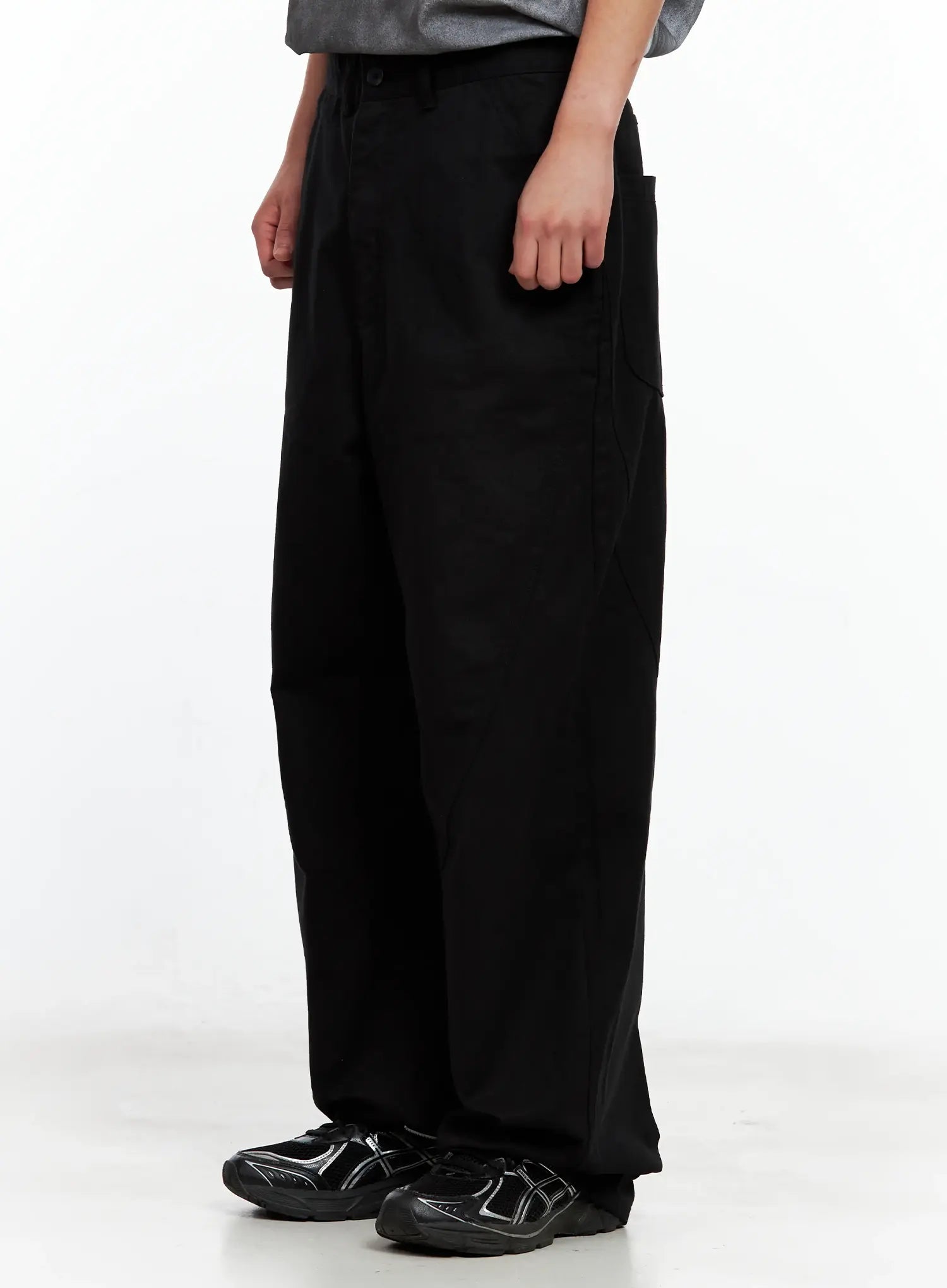 Men's Wide-Leg Cotton Pants IL511