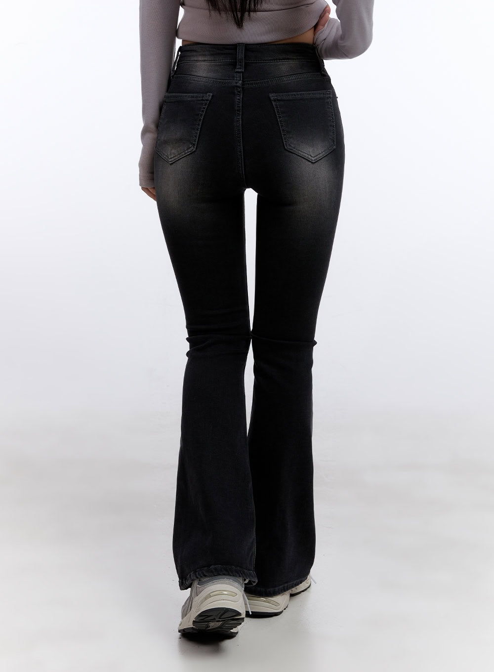 Janice Washed Flared Jeans CJ511