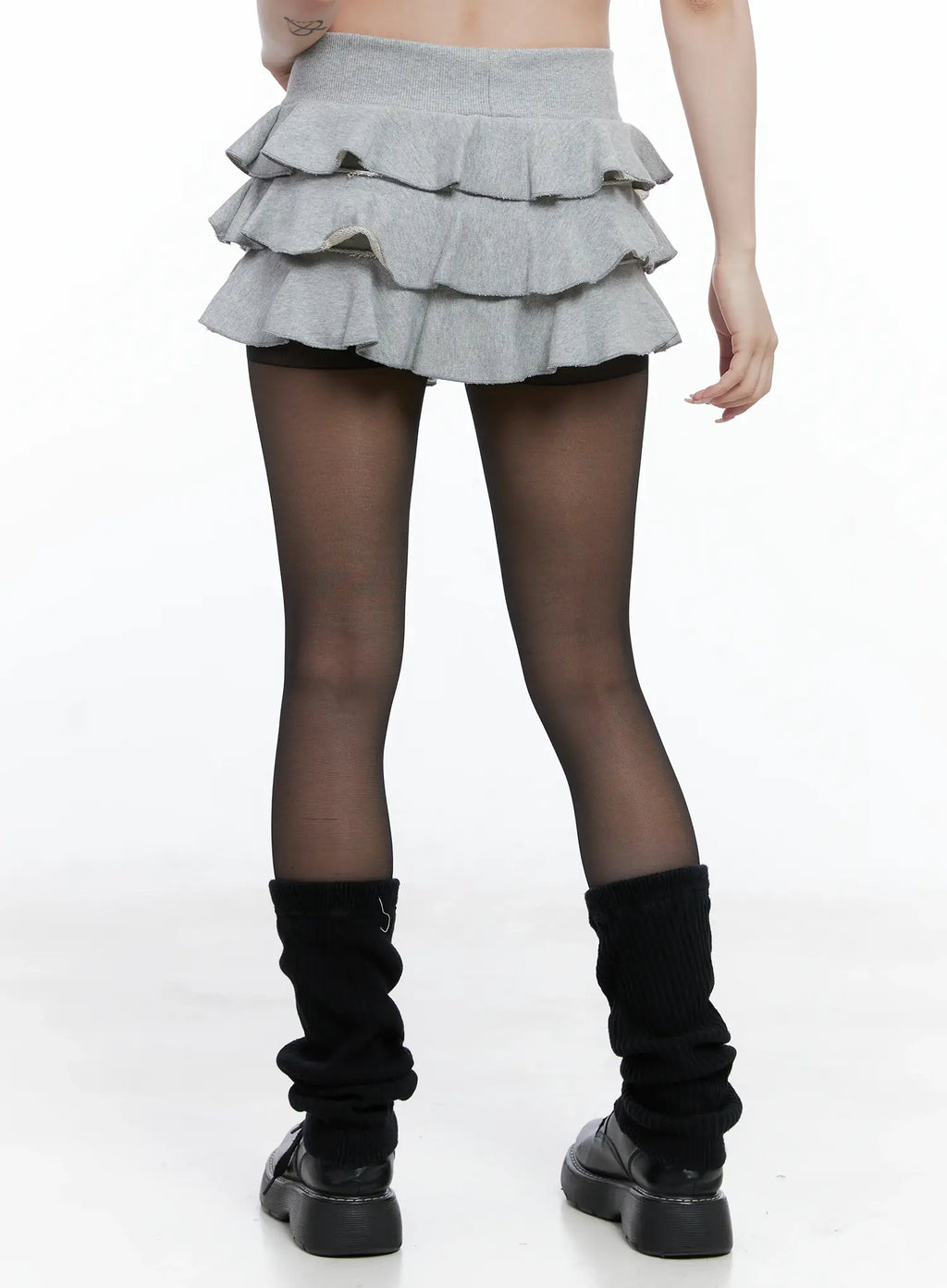 Frill Layered Mini Skirt CS501
