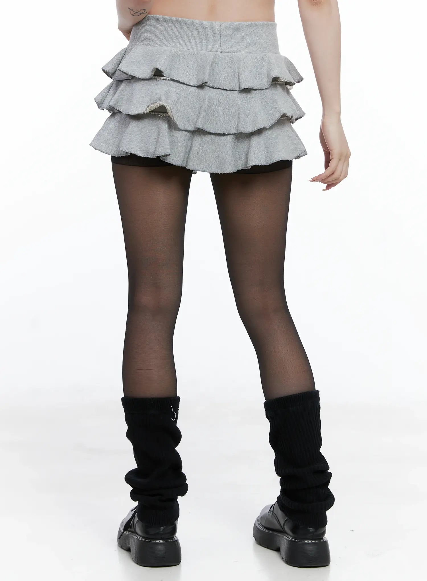 Frill Layered Mini Skirt CS501