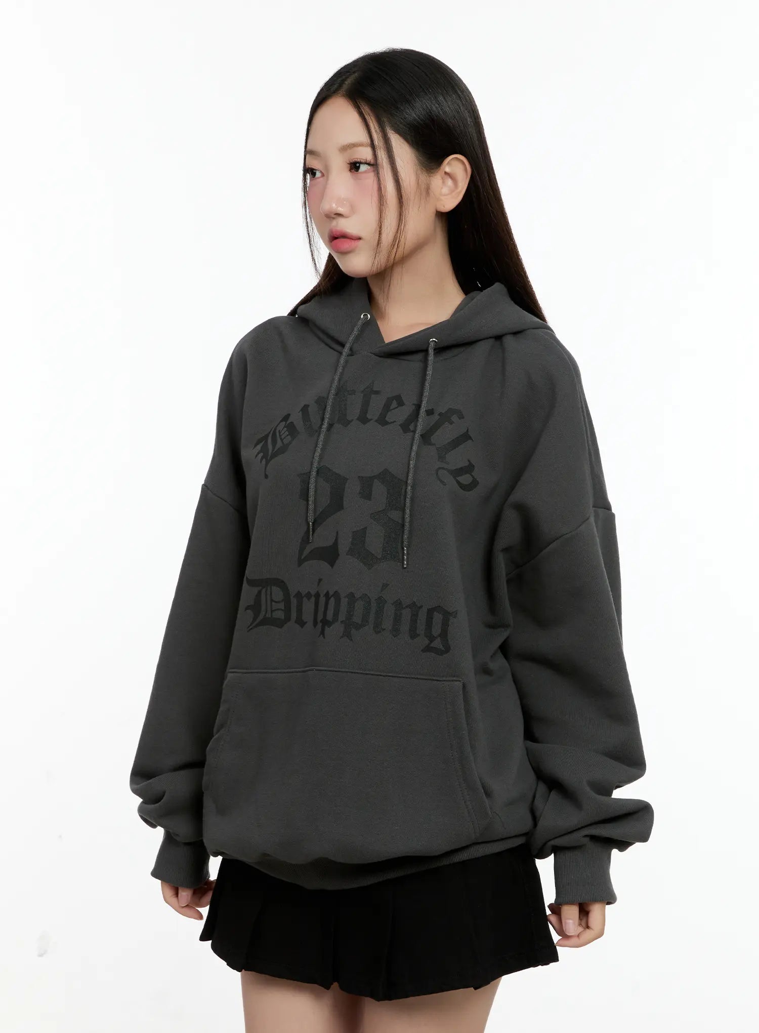 Oversized "Butterfly" Graphic Hoodie CG501