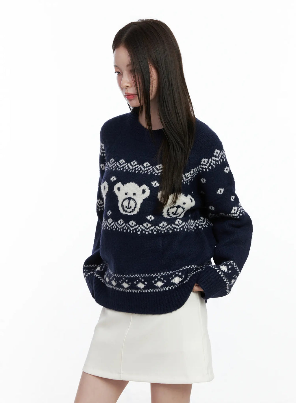 Oversized Knit Sweater CO506