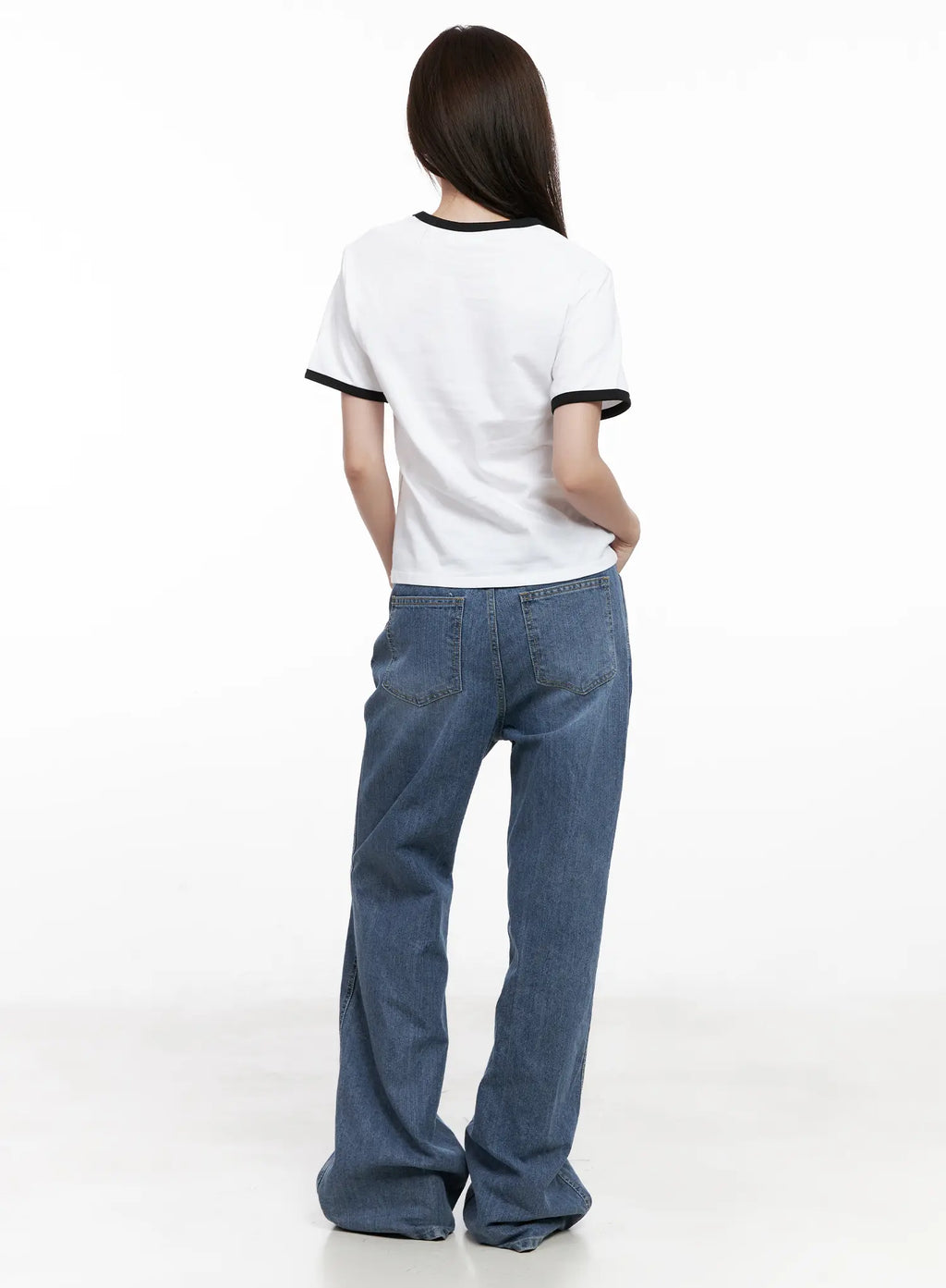 Bora Wide-Leg Flare Denim Jeans CL524