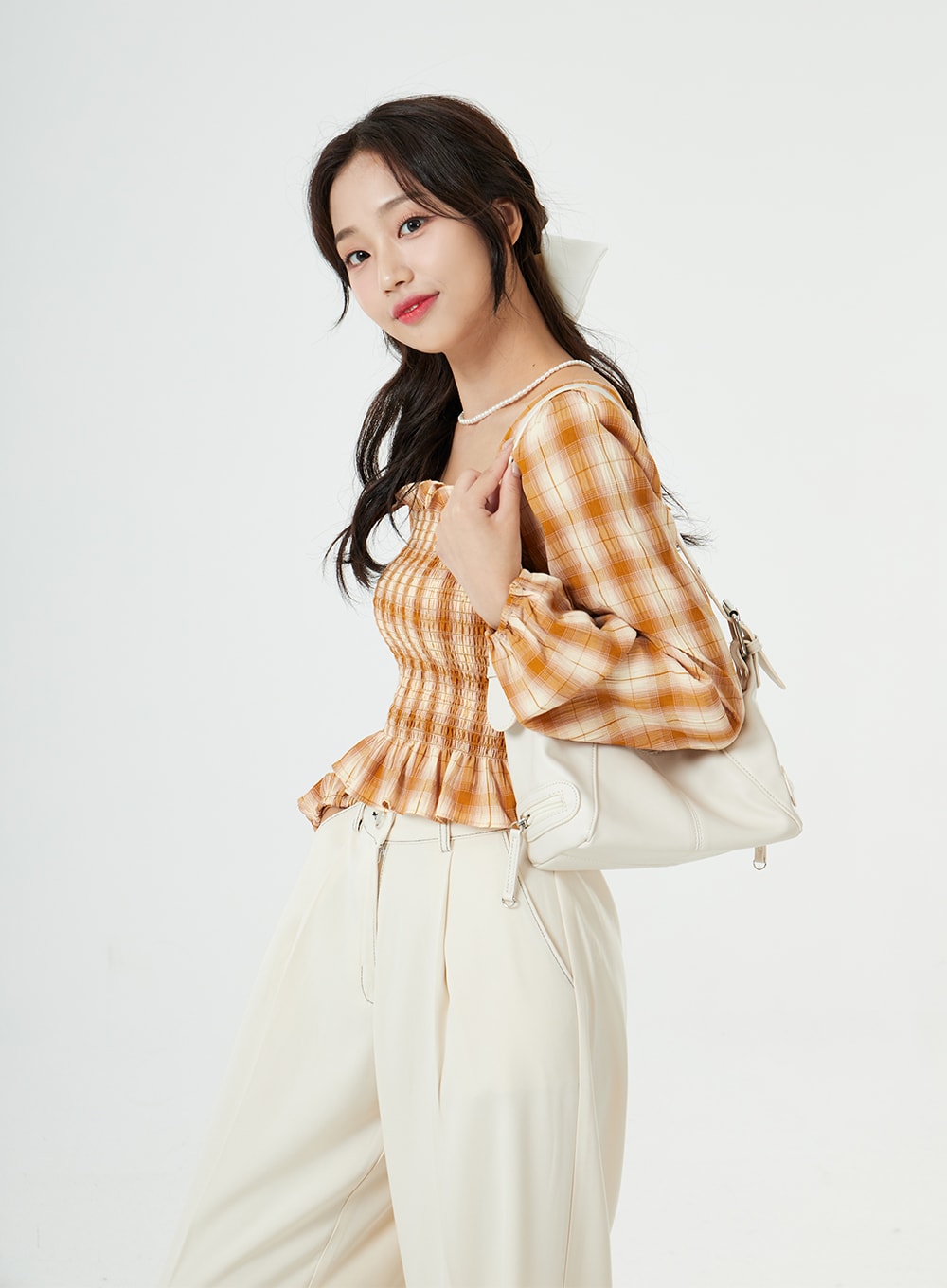 Triple Ribbon Hair Pin BG31