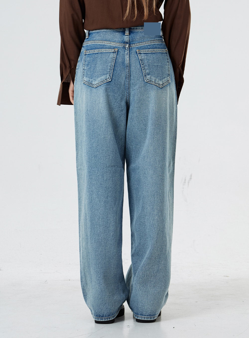 Washed Wide Jeans CS05