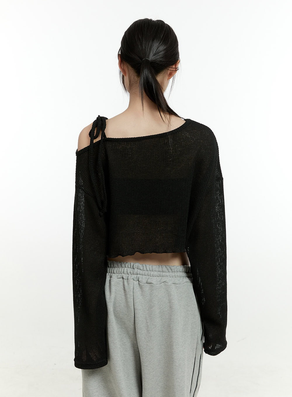 Swaying Siren One-Shoulder Crop Top CG402