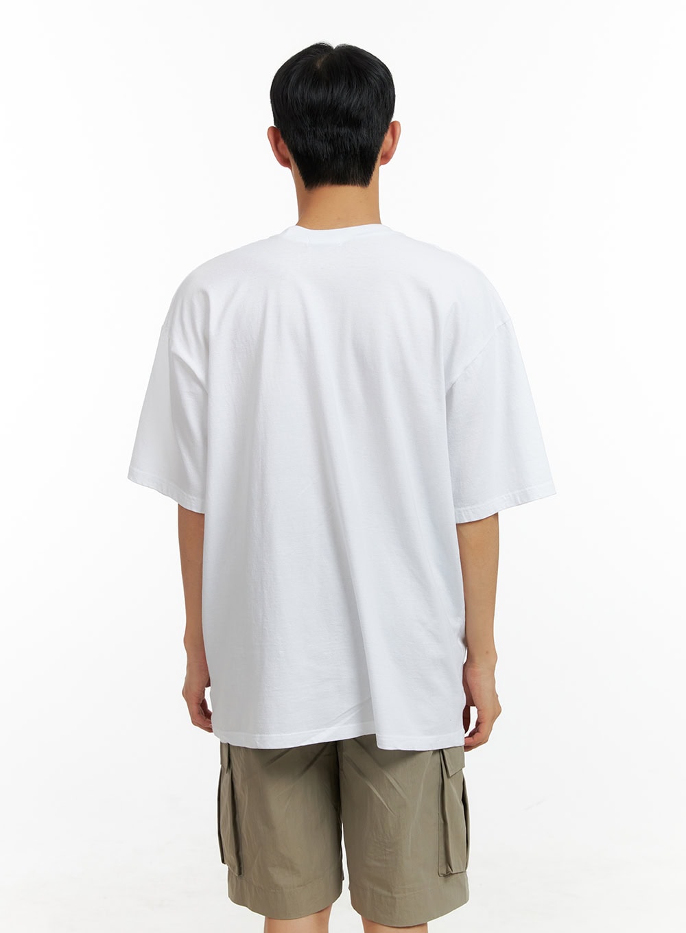 Men's Oversize Graphic Cotton T-Shirt CL429