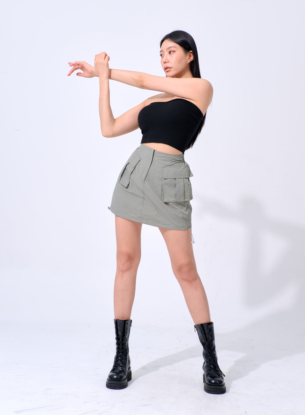 Heart Neck Tube Top IA327