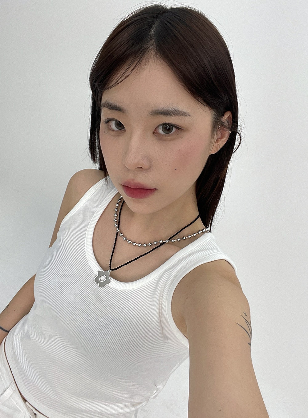 Round Beads Chain Necklace CL331