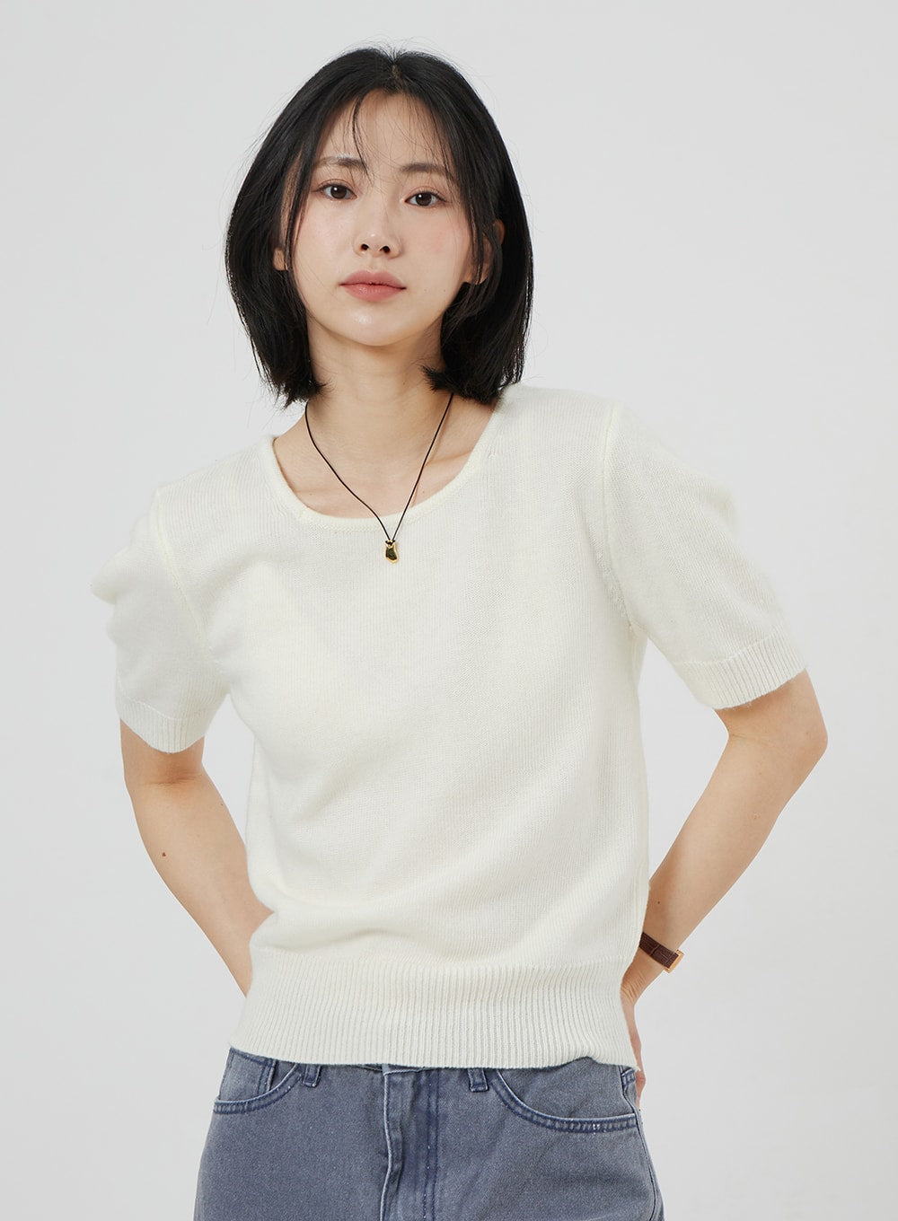 Short Sleeve Sweater OM302