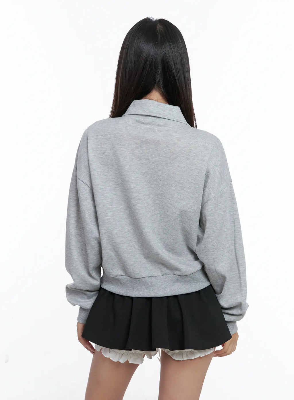 Collared Pocket Zip-Up Jacket