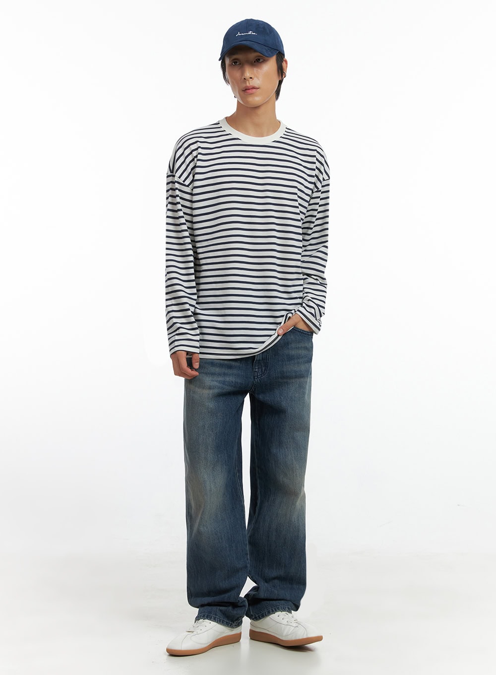 Men's Essential Striped Shirt  IO417