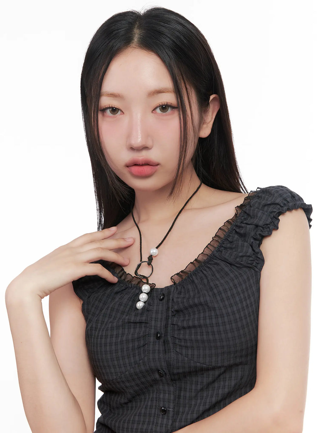 Circle Pendant Necklace CU516