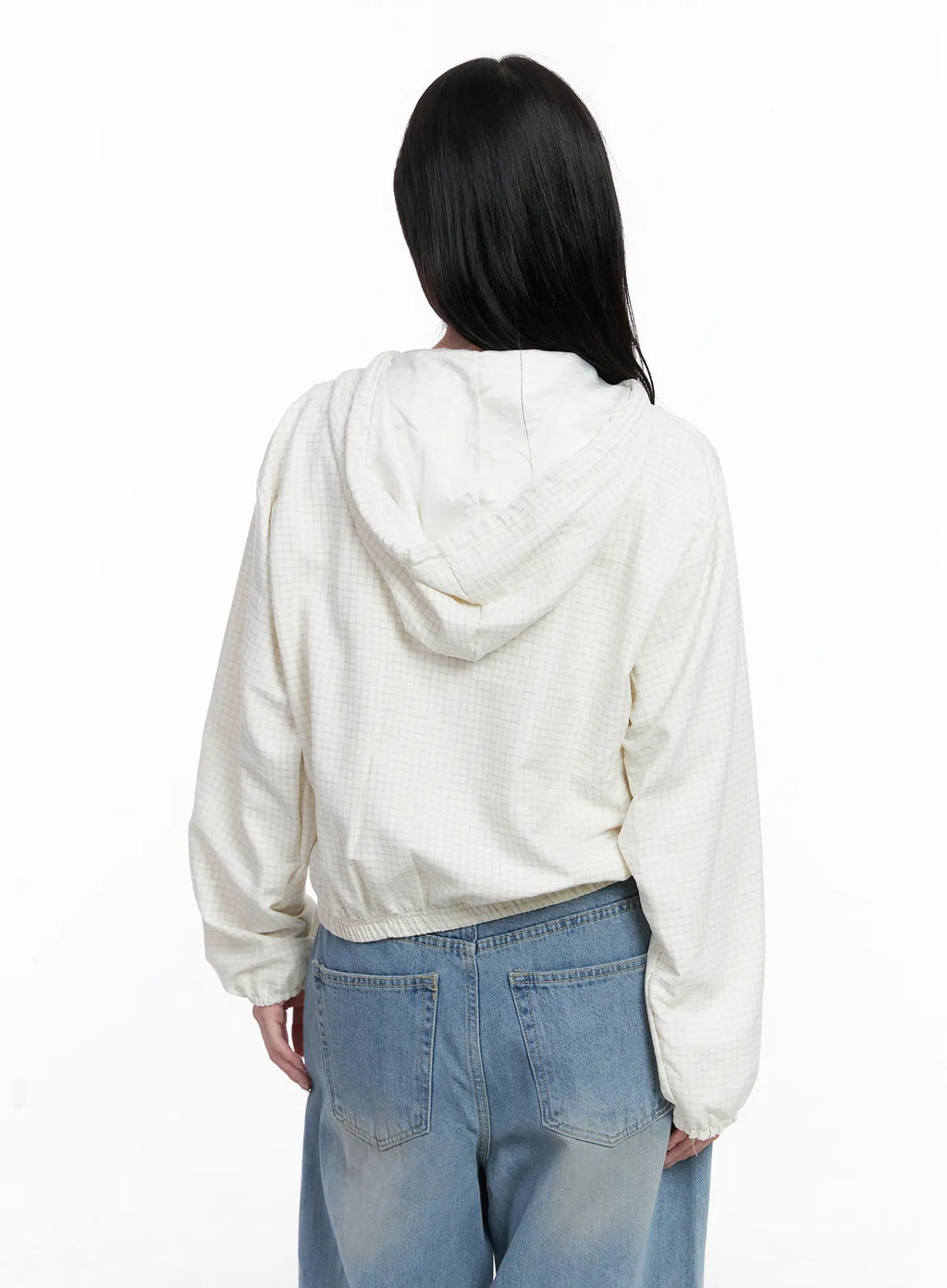 Minimalist Checkered Hoodie CS519