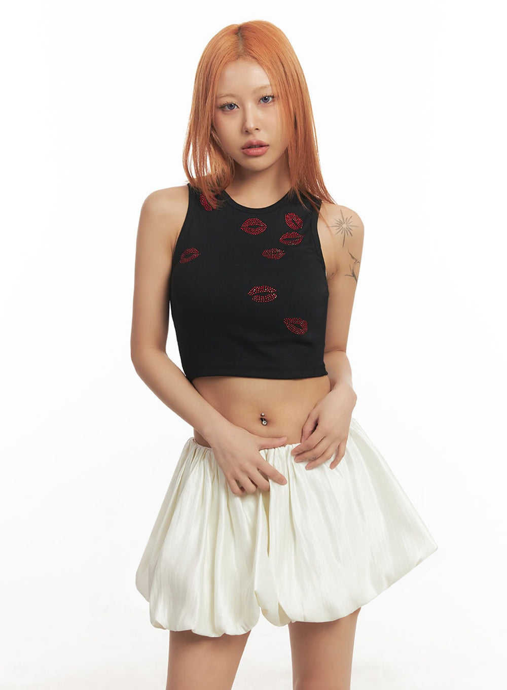 Kiss Graphic Sleeveless Top IA515