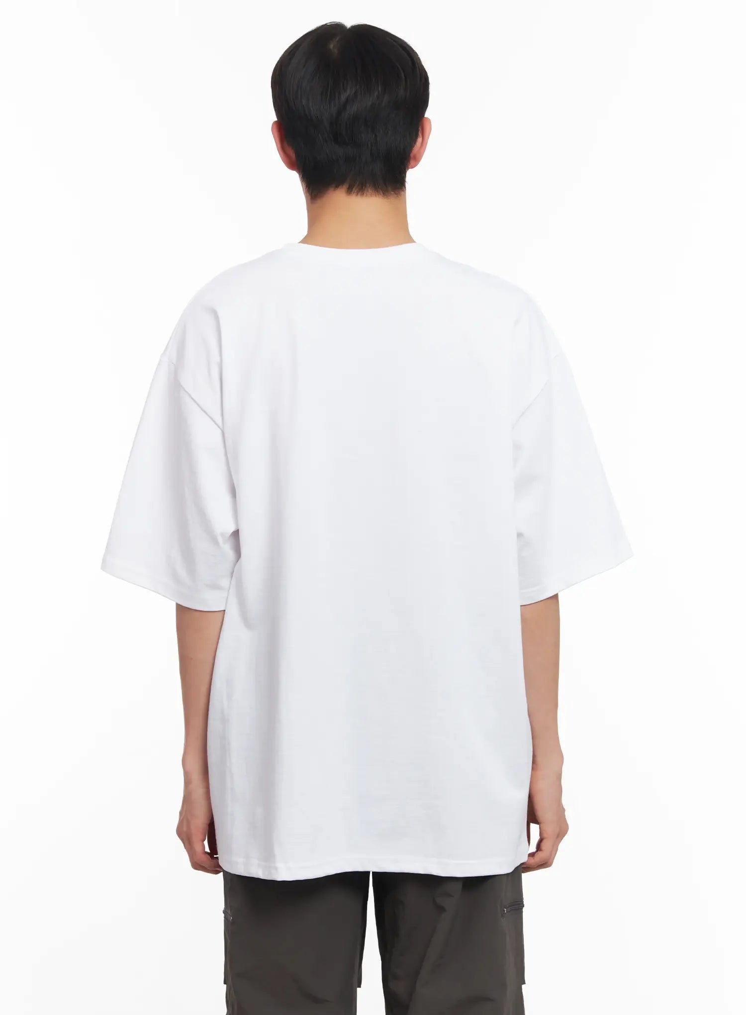 Men's Round Neck Graphic Tee IU518