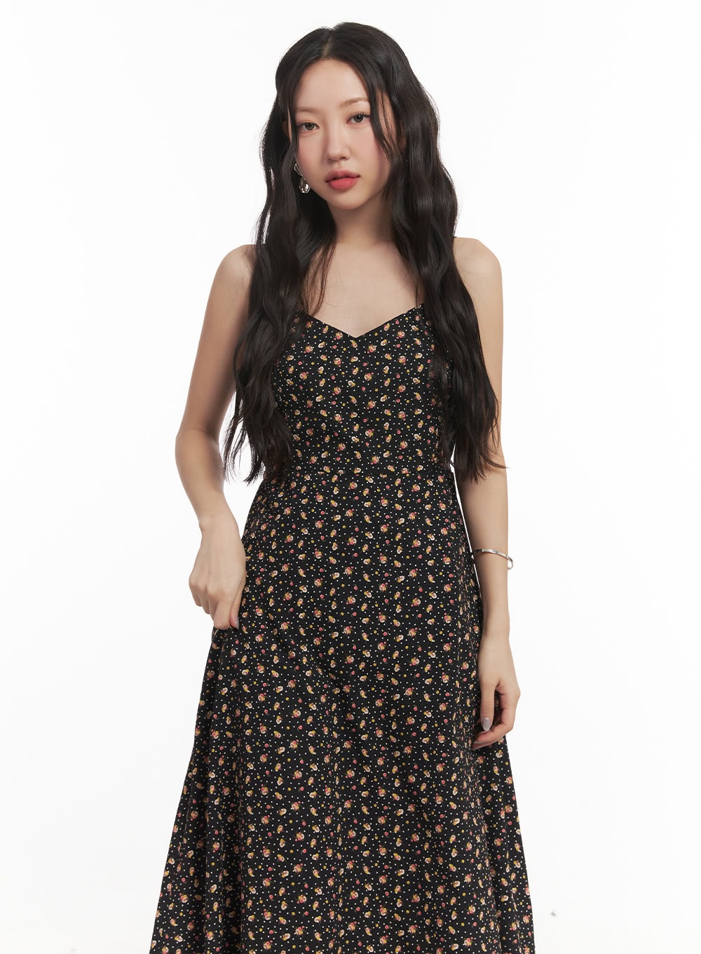 Sweetheart Floral Cami Maxi Dress CF520