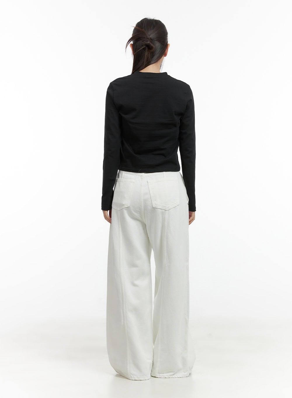 Round Neck Graphic Top CO417