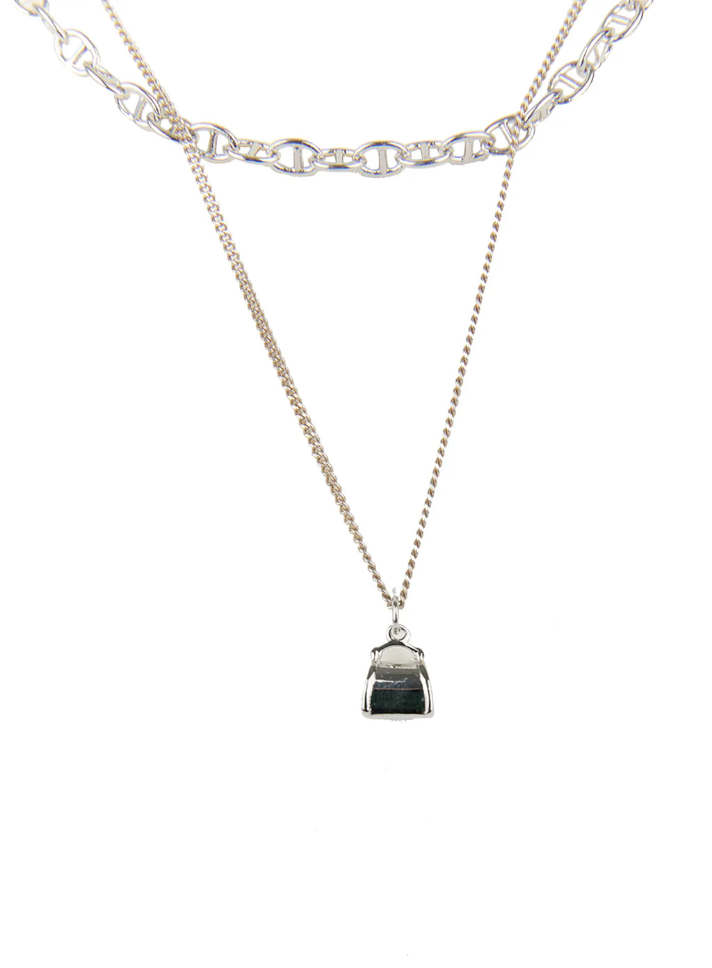 Mini Bag Pendant Layered Necklace CC0608