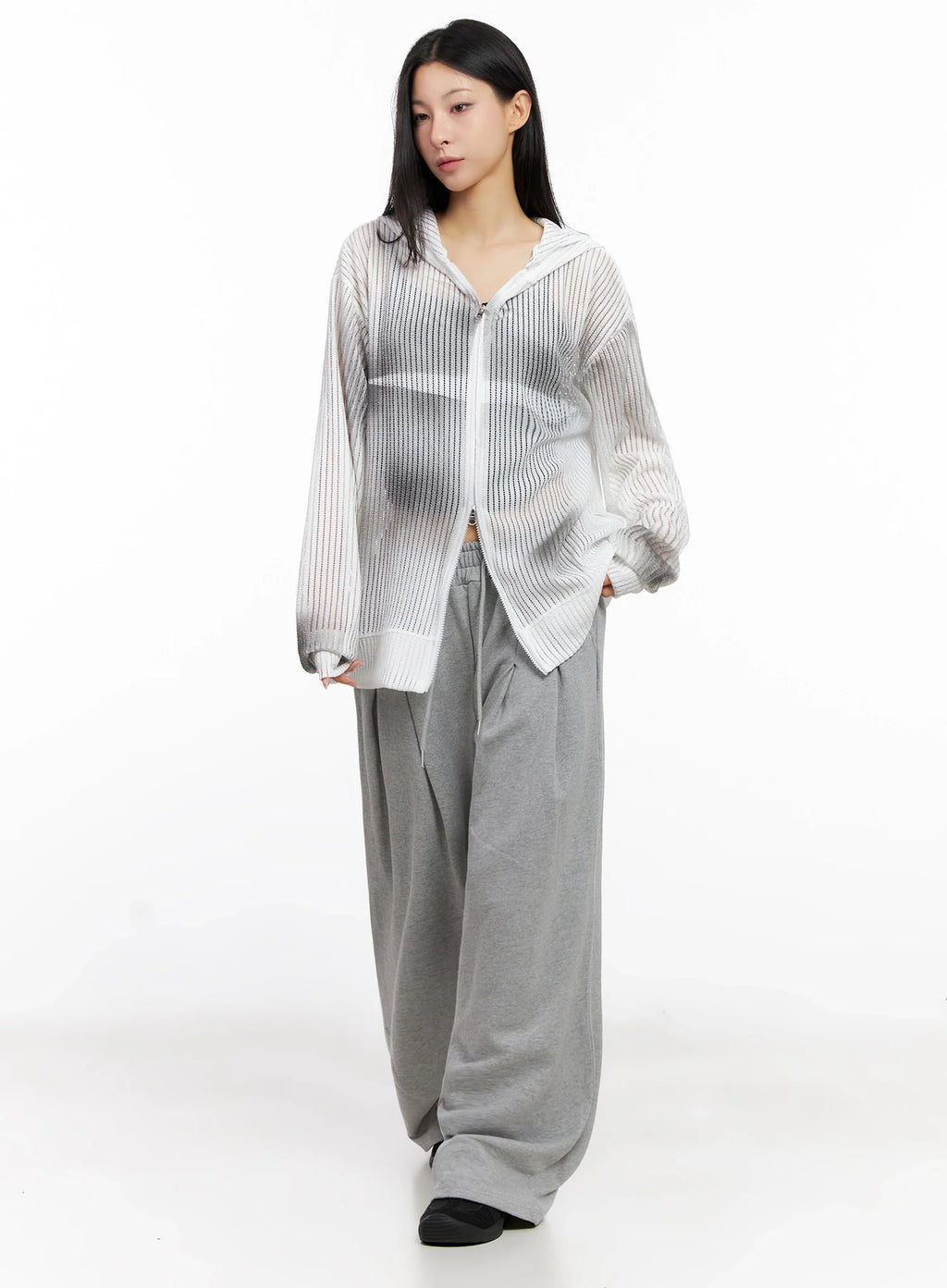 Relaxed-Fit Pintuck Sweatpants IG508