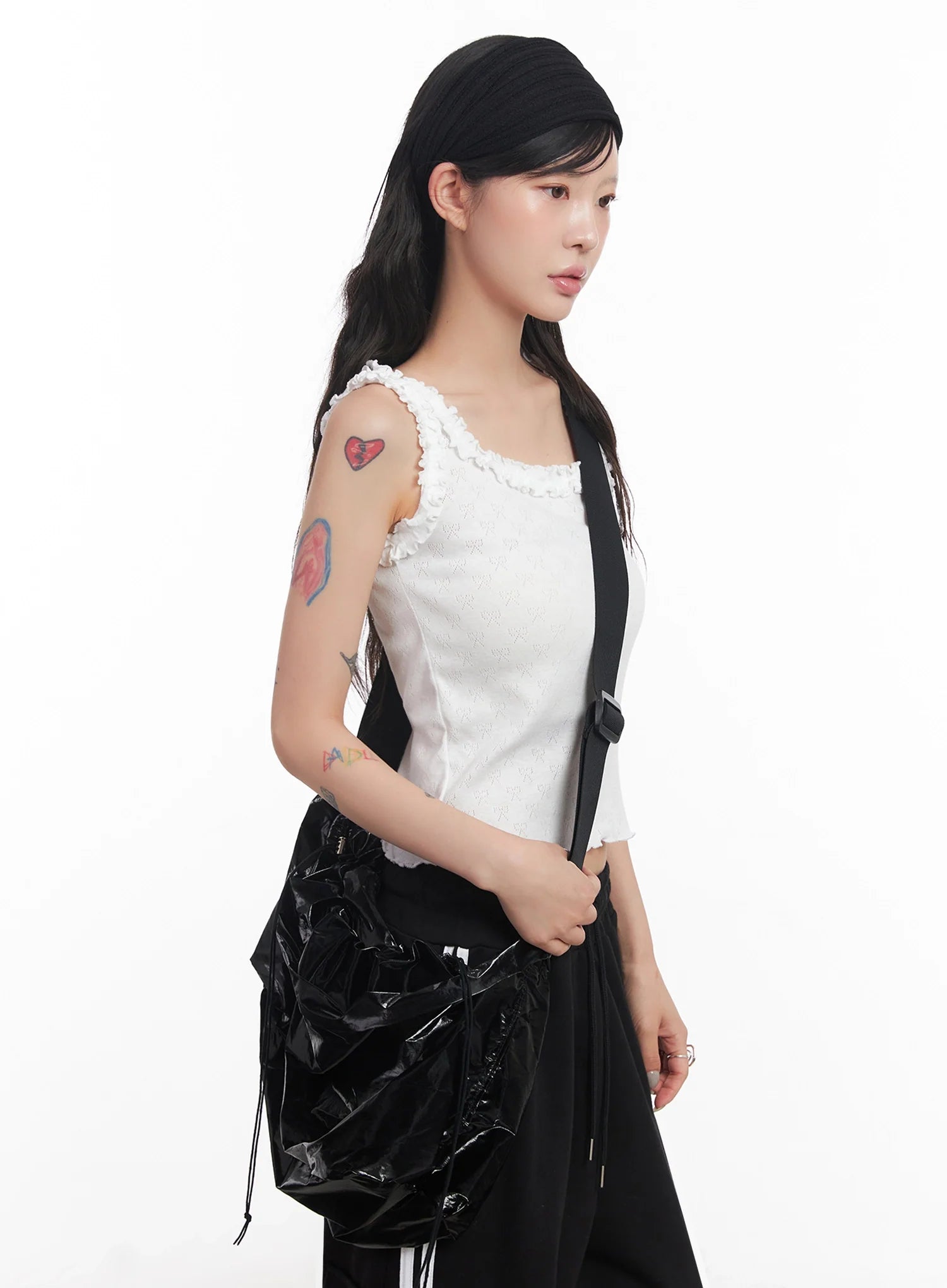 Slouchy Gloss Crossbody Bag IC503